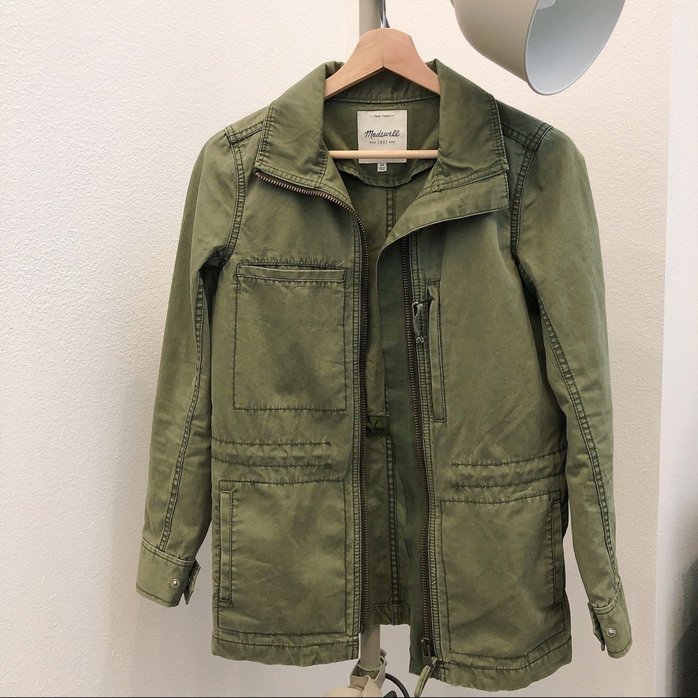 Madewell Olive Green Utility Jacket